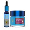 Blue Nectar Dark Circles Under Eye Serum with Plant Based Niacinamide from Potato (1Fl Oz) with Kumkumadi Night Cream with Jasmine for Deep Hydration (1.76 Fl Oz) view 1