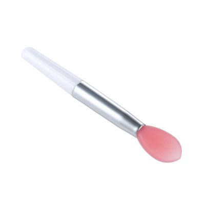 Lip Applicators Disposable, Silicone Lip Brushes, Black, White, Pink (Optional) Lip Applicators Silicone Lip Applicator with 10 Silicone Lip Brush and 2 Anti lost Cover for