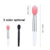Lip Applicators Disposable, Silicone Lip Brushes, Black, White, Pink (Optional) Lip Applicators Silicone Lip Applicator with 10 Silicone Lip Brush and 2 Anti lost Cover for view 2
