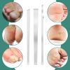 YUXIANLB 6Pcs Stainless Steel ingrown toenail Pedicure Knife Set, Professional Foot Skin Scraper Repair Sharp Blade kit, Clipper Pedicure Nail Remover with Holes for Nail Corn Callus Treatment view 4