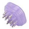 OPPWONG Hair Oil Applicator Scalp Massager, Scalp Oil Applicator 15ml Transparent Serum Dispenser with Comb Massage Function Scalp Care Solution for Home and Salon (Purple) view 2