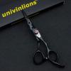 6" 6cr13 Alloy Hairdressing Scissors Black Red Green Purple White Hair Cutting Scissors Thinning Hair Razors Barber Hairdresser(Black) view 2