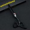 6" 6cr13 Alloy Hairdressing Scissors Black Red Green Purple White Hair Cutting Scissors Thinning Hair Razors Barber Hairdresser(Black) view 3