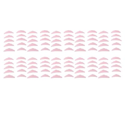 50 Pairs Lash Lift Rods Soft Reusable Silicone Eyelash Lifting Makeup Beauty Tool for All Eye Shapes