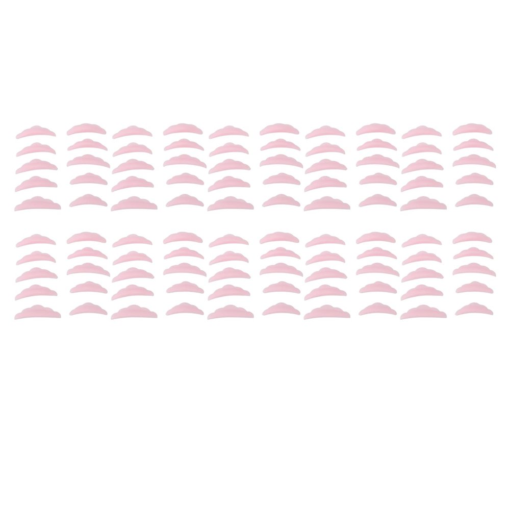 50 Pairs Lash Lift Rods Soft Reusable Silicone Eyelash Lifting Makeup Beauty Tool for All Eye Shapes
