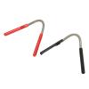 2pcs Facial Hair Remove Spring Prevent Slip Stainless Steel Face Epilator Threading Tool for Chin Cheek Red Black view 3