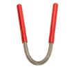 2pcs Facial Hair Remove Spring Prevent Slip Stainless Steel Face Epilator Threading Tool for Chin Cheek Red Black view 4