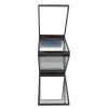 4-Way Mirror, Plastic Frame, Portable Folding Mirror, Exquisite Expandable for Home for SelfHaircutting view 1