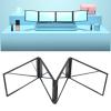 4-Way Mirror, Plastic Frame, Portable Folding Mirror, Exquisite Expandable for Home for SelfHaircutting view 2