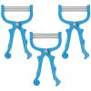 3pcs Manual Facial Epilator Blue Threading Hair Removal Tool for Women Face Hair Remover for Upper Lip Chin Cheeks and Neck Facial Care Supplies view 1