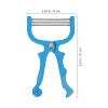3pcs Manual Facial Epilator Blue Threading Hair Removal Tool for Women Face Hair Remover for Upper Lip Chin Cheeks and Neck Facial Care Supplies view 4