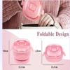 Portable Wax Melting Pot for Beauty and Skin Care, Pink, with Cord view 3