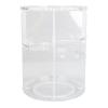 360 Degree Rotation Rotating Makeup Organizer Transparent Stable Base Cosmetic Storage Box for Lipstick Skincare view 2