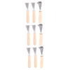 Baluue 9pcs Hair Brush Cleaner Tool Ergonomic Comb Rake for Easy Hair Removal Compact Lightweight Design for Travel Use view 1