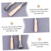 Baluue 9pcs Hair Brush Cleaner Tool Ergonomic Comb Rake for Easy Hair Removal Compact Lightweight Design for Travel Use view 2