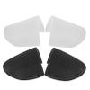 BEBEMOKO 20pair Sponge Shoulder Pads for Stretchy Comfortable Enhancer for Women Clothing Washable Reusable Low Shoulder Support White and Black view 1