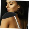 BEBEMOKO 20pair Sponge Shoulder Pads for Stretchy Comfortable Enhancer for Women Clothing Washable Reusable Low Shoulder Support White and Black view 2