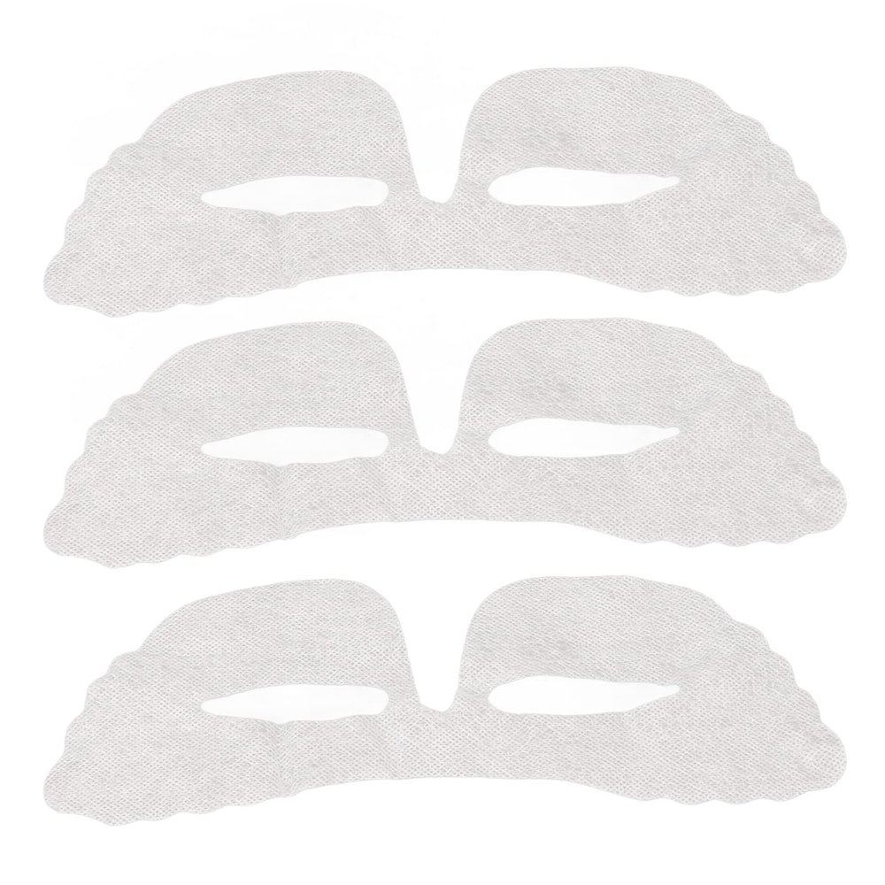 50Pcs Disposable Silk Eye Mask Paper Gentle Light Thin Breathable Moisturizing DIY Eye Paper for Home Travel Salon