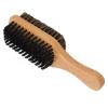 Beard Brush, Easy Control Moderate, Beard Comb, Rubber Wood Handle, Ergonomic for Men for Detangling view 4