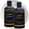 BASK & LATHER Beard Shampoo for Men, Beard Wash Gently Deep Cleans and Removes Buildup for All Hair Types, Conditioning & Hydrating Beard Care with Natural Ingredients, Sulfate Free, 6 fl oz, 2PK view 1