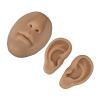Silicone Ear Model Novice Simulated 3D Nose and Mouth Model Display Prop Teaching Tool for Piercing Practice view 2