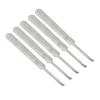 5pcs Dead Skin Remover Fork Stainless Steel Cuticle Pusher Nail Art Manicure Tools for Salon Use view 1