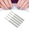 5pcs Dead Skin Remover Fork Stainless Steel Cuticle Pusher Nail Art Manicure Tools for Salon Use view 4