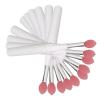10Pcs Silicone Lip Brush Soft Reusable Dustproof Portable Multipurpose Lipstick Eyebrow Applicator Brushes with Lid view 4