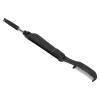 2 in 1 Eyelash Teeth Comb Stainless Steel Dual Heads Foldable Grooming Teeth Eyebrow Brush for Makeup Black view 3