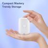 2 in 1 Electric Nail Clipper with Light Grinding Discs Type C Fast Charging Automatic Nail Cutter White view 4