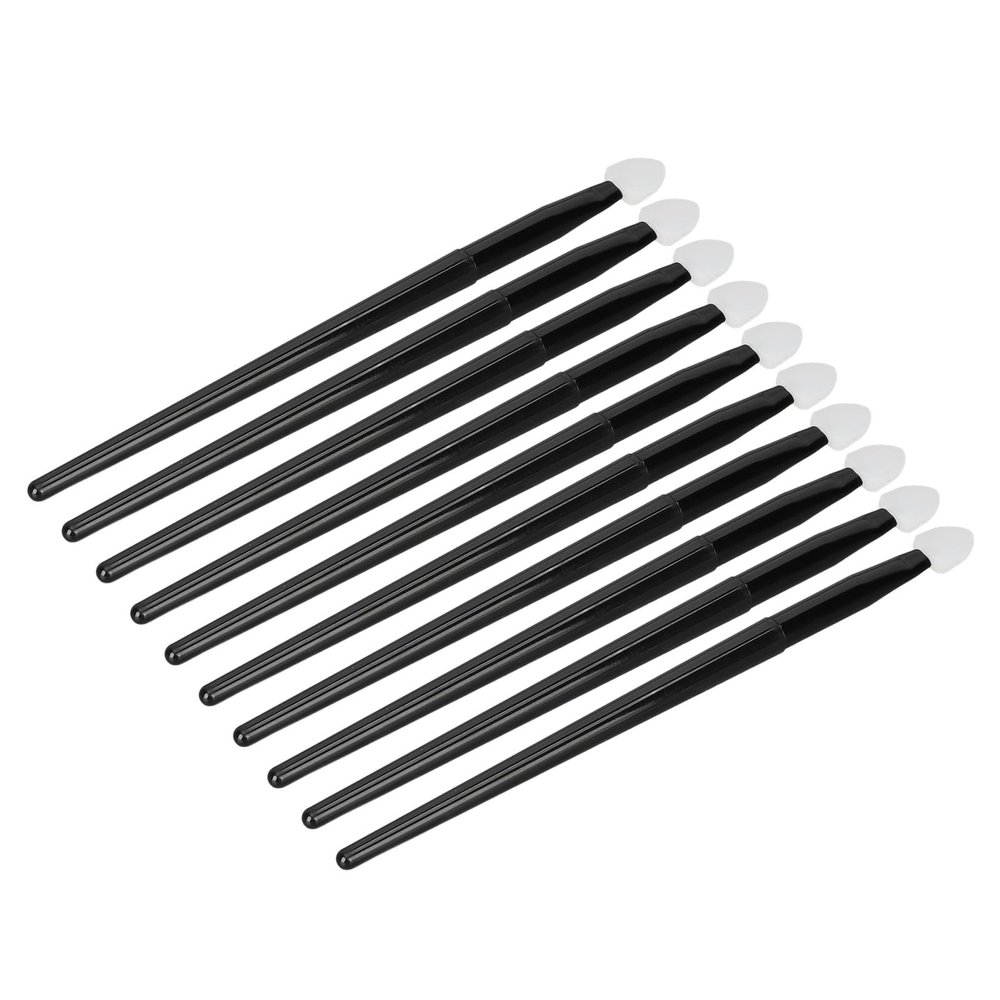 10pcs Silicone Eyeshadow Brush Kit Portable Silicone Eye Makeup Applicator for Eyebrow Powder