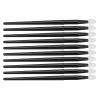 10pcs Silicone Eyeshadow Brush Kit Portable Silicone Eye Makeup Applicator for Eyebrow Powder view 2