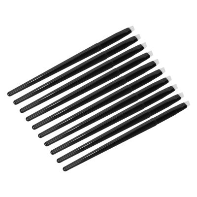 10pcs Eye Brush Angled Eyebrow Brush Silicone Eyebrow Liner Eyeshadow Application Eye Makeup Tool
