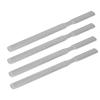 10pcs Stainless Steel Nail Files with Anti Slip Handle 4 Sides Double Sided Metal Nail Files 130mm view 1