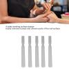 10pcs Stainless Steel Nail Files with Anti Slip Handle 4 Sides Double Sided Metal Nail Files 130mm view 2