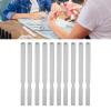 10pcs Stainless Steel Nail Files with Anti Slip Handle 4 Sides Double Sided Metal Nail Files 130mm view 4