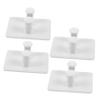 SOESFOUFU 4pcs Wall-mounted Holder Stand Shaving Tool Storage Rack for Men Space-saving Design Keeps Dry Clean for Bathroom Vanity Use view 1