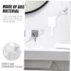 SOESFOUFU 4pcs Wall-mounted Holder Stand Shaving Tool Storage Rack for Men Space-saving Design Keeps Dry Clean for Bathroom Vanity Use view 3