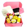 Turmeric Full Body Skincare Kit - Turmeric Body Scrub, Turmeric Face Scrub, Turmeric Soap, Turmeric Face Cleanser, Turmeric Body Glaze Moisturizer, Face Toner, Spa Package view 1