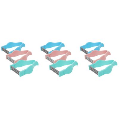 FOMIYES 9pcs Facial Hair Remover for Women Manual Epilator Tool Ergonomic Design Hair Removal for Face Upper Lip Chin Travel-Friendly Stylish Colors