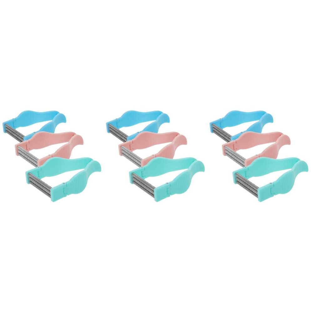 FOMIYES 9pcs Facial Hair Remover for Women Manual Epilator Tool Ergonomic Design Hair Removal for Face Upper Lip Chin Travel-Friendly Stylish Colors