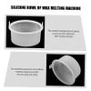 NULYLU 1pc Silicone Wax Melting Bowl for Hair Removal Easy to Clean Wax Warmer Accessory for Home Use Non-stick Inner Pot for Waxing Mixing and More view 2