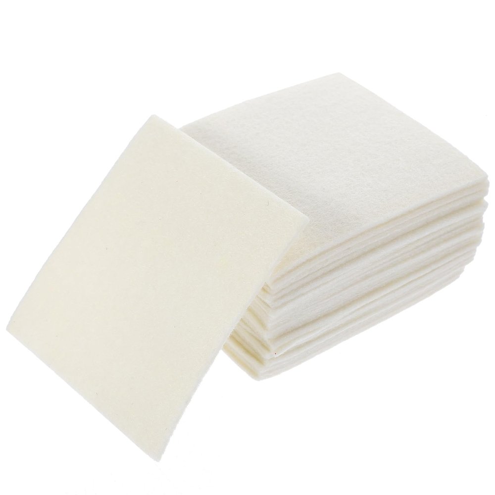 FOMIYES Hairdressing Mat 20pcs Wool Heat Insulation Mat Protective for Hair Perm