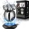 Electric Head Shaver 6 in 1 Wet and Dry Trimmer, Comes with Charging Base - Comfortable Handle Smooth Shave view 1