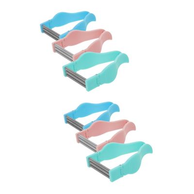 FRCOLOR 6pcs Facial Hair Remover for Women Spring Epilator Tool for Easy Hair Removal Face and and Design for Skin Types