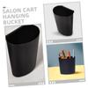HOOTNEE 10pcs Practical Sturdy Plastic Hanging Bucket Storage Basket Rolling Cart Cup Holder for Home Organization view 2