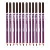12-Piece Beauty Eyebrow Pencil Set with Brush for Perfect Makeup, & -Sweat, for Beginners, Black/Dark Brown/Brown, Trending Makeup Tool - Light Brown view 1