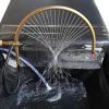 Water Circulation Head Therapy Device for Hair Salon, Large Mobile Shower Shampoo Bed with Fumigation Treatment - Head Spa Equipment Frame, view 1