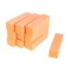 10 Pcs Professional Manicure Pedicure Buffer Buffing Tool Block Set - 4 Way Sanding Files for Nail Art, Gel Polish - Home & Salon Use - Orange view 1