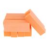 10 Pcs Professional Manicure Pedicure Buffer Buffing Tool Block Set - 4 Way Sanding Files for Nail Art, Gel Polish - Home & Salon Use - Orange view 3